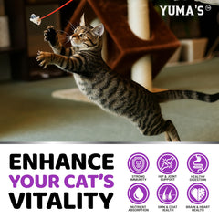 YUMA'S multivitaminas para gatos, mejora digestión y confort intestinal