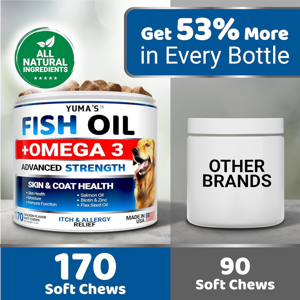 YUMA'S Omega-3 para perros: formulación veterinaria y USA.