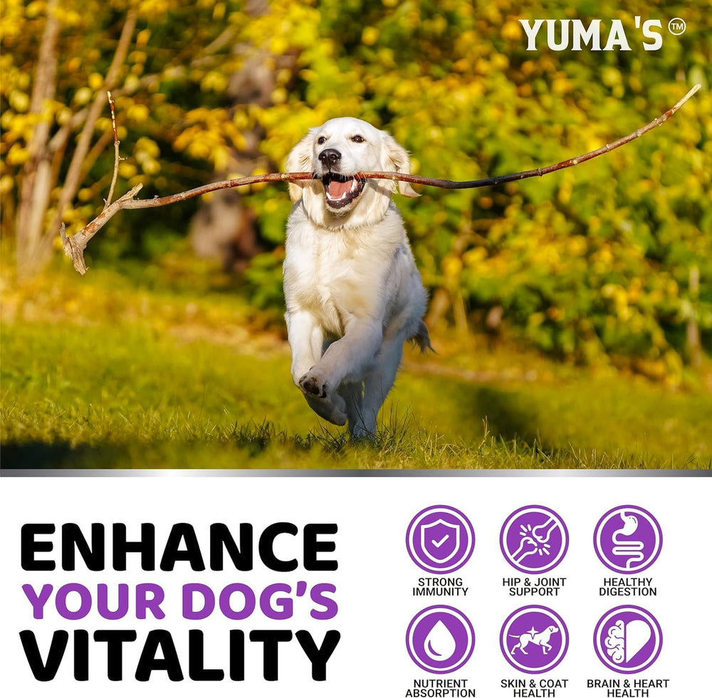 Ácidos grasos omega para piel y pelaje de perros de YUMA'S