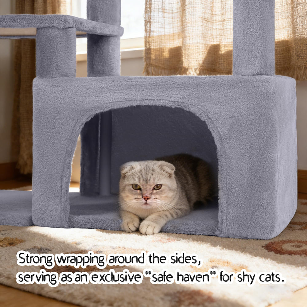 YUNIQUE hamaca-profunda: siesta envolvente y cálida para tu gato.