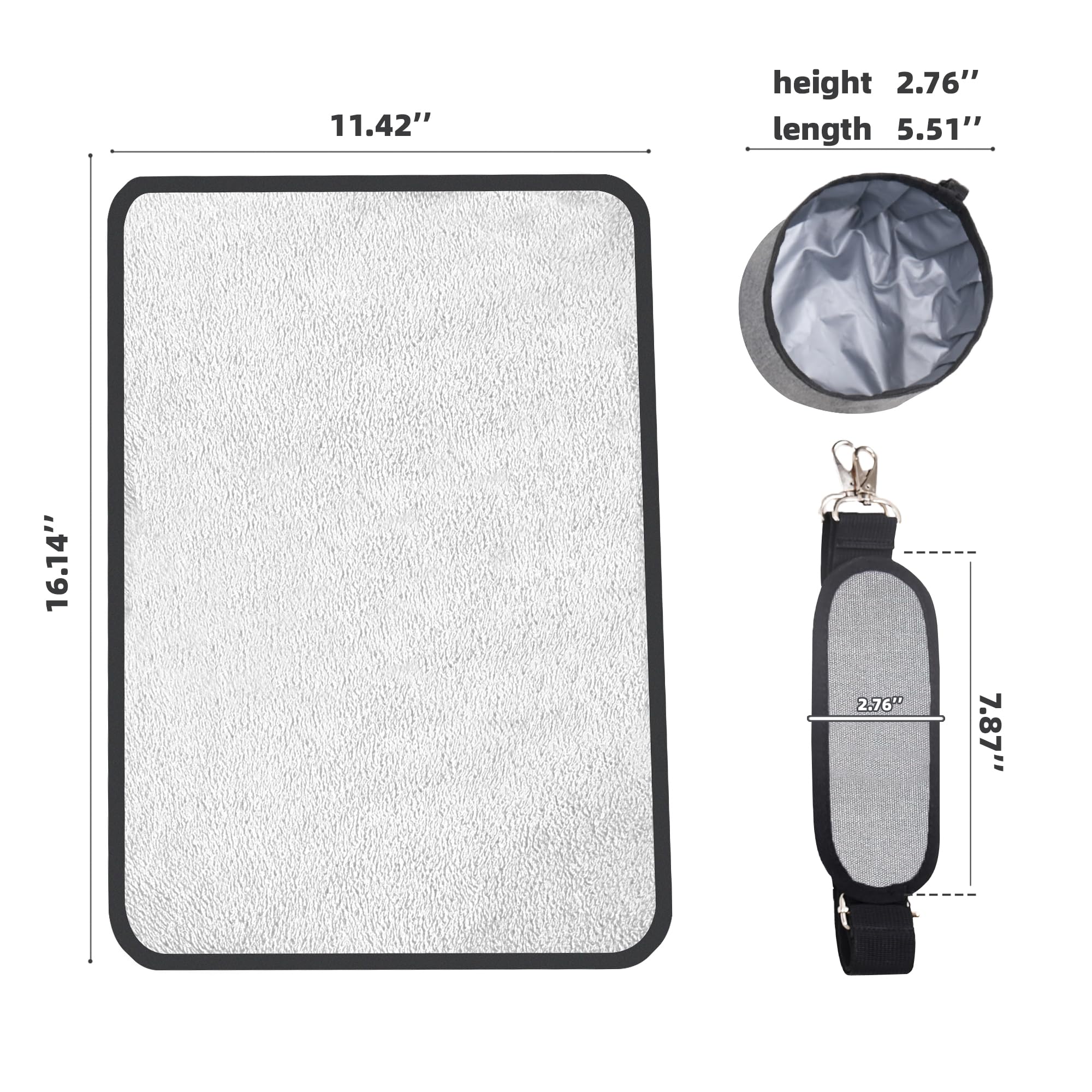 YUNIQUE material impermeable mantiene el interior seco en condiciones húmedas.