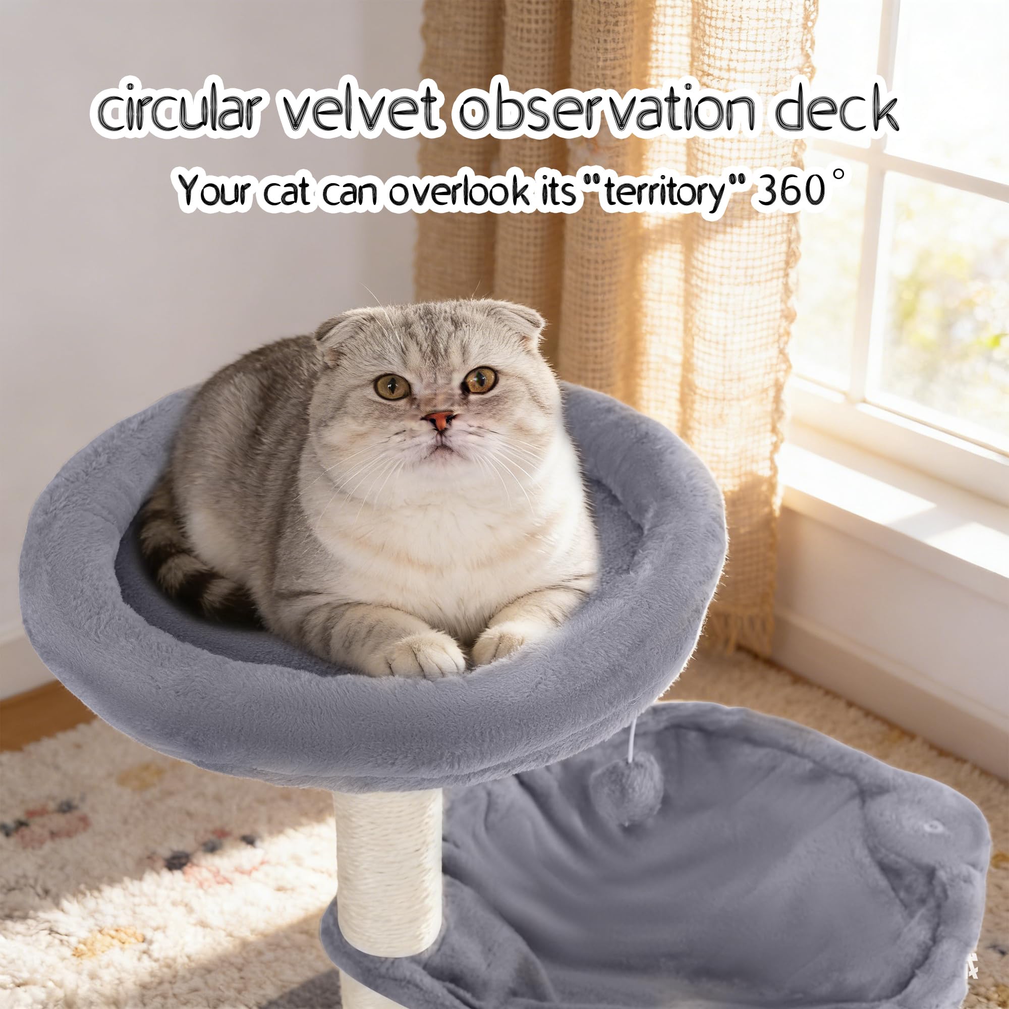 YUNIQUE percha-superior-vista-al-sol: observa el exterior con seguridad.