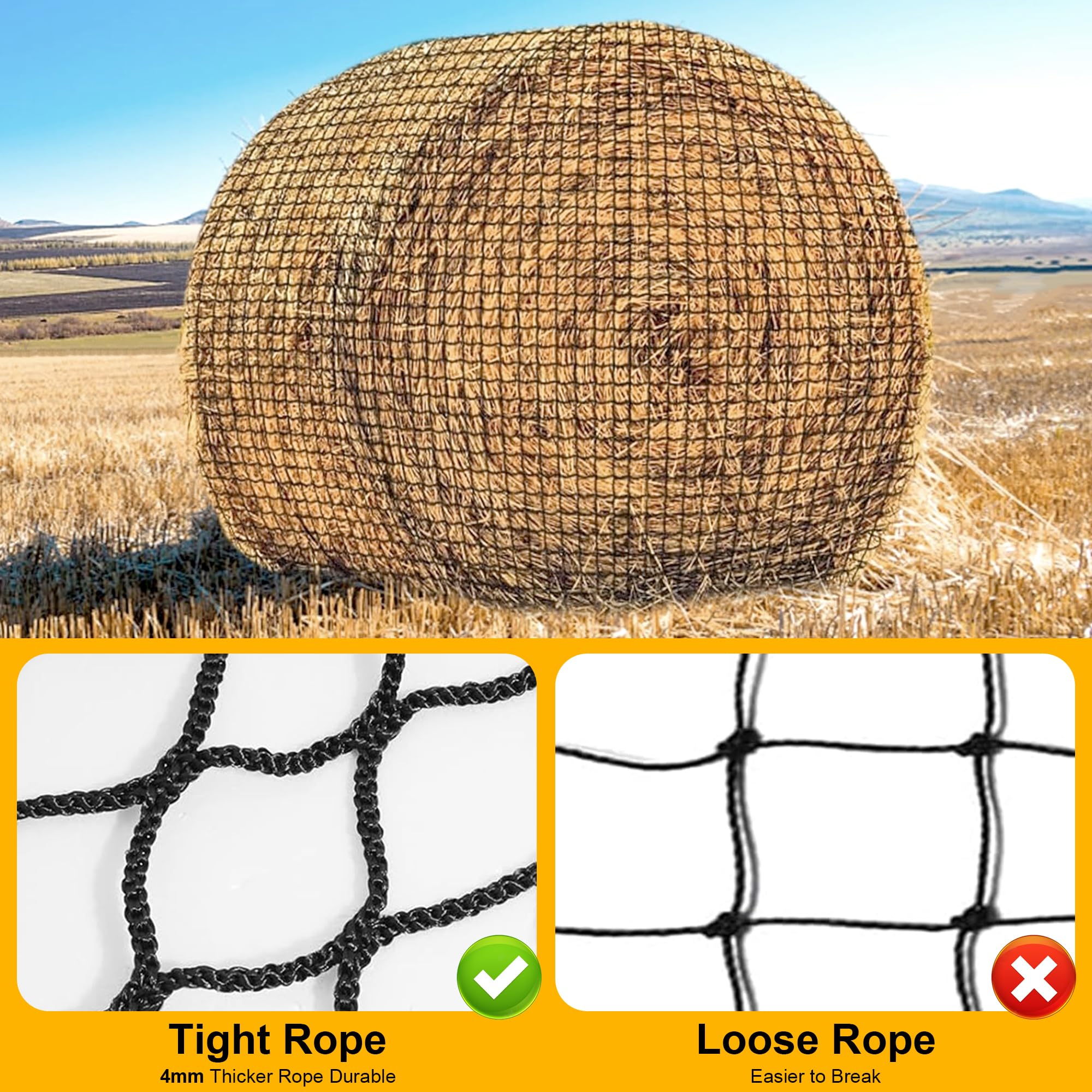 YUNPHDA nylon resistente: cuerda duradera para uso diario.