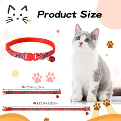 Collar Yunsailing ajustable de 7 a 12 pulgadas, cómodo para gatos.