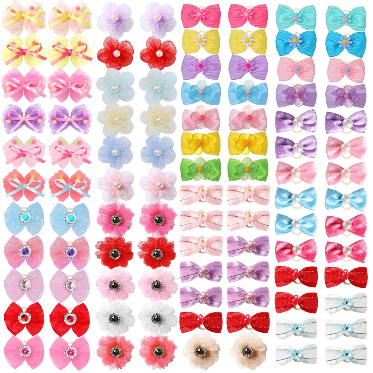 Lazo Yunsailing multicolor para perros, perfecto para conjuntos diarios.