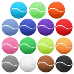 Pelotas de tenis para perros Yunsailing de 2,5 pulgadas, ideales para juego interactivo.