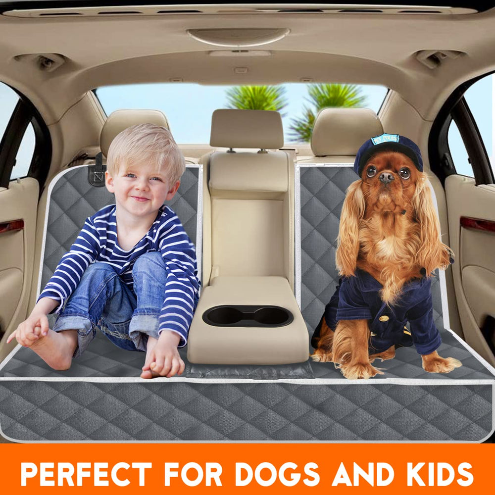Protector Yuntec para asiento trasero antideslizante mantiene el tapizado estable.