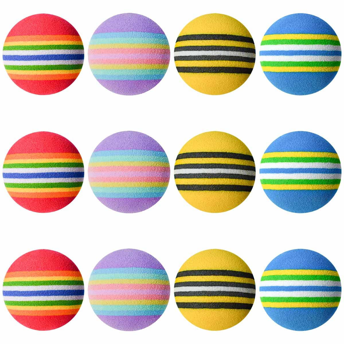 Bola de espuma Yuntop para gato azul, ideal para juego interactivo en interiores