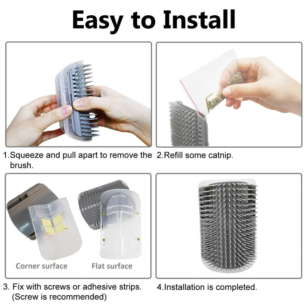 Yuntop instalación fácil en pared o esquina con tornillos o adhesivos