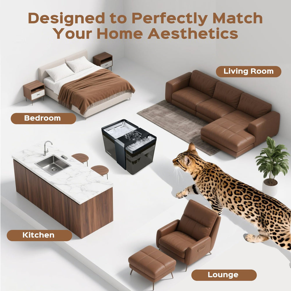 Ideal para gatos y perros pequeños YUSMOO favorece la hidratación constante.
