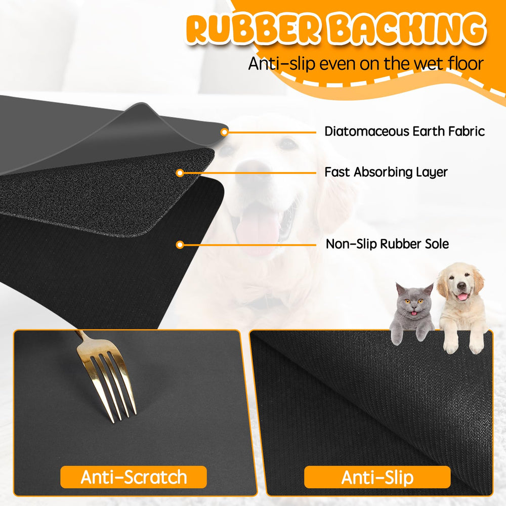 Almohadilla yuzshin de gran tamaño, ideal para varias mascotas al comer.