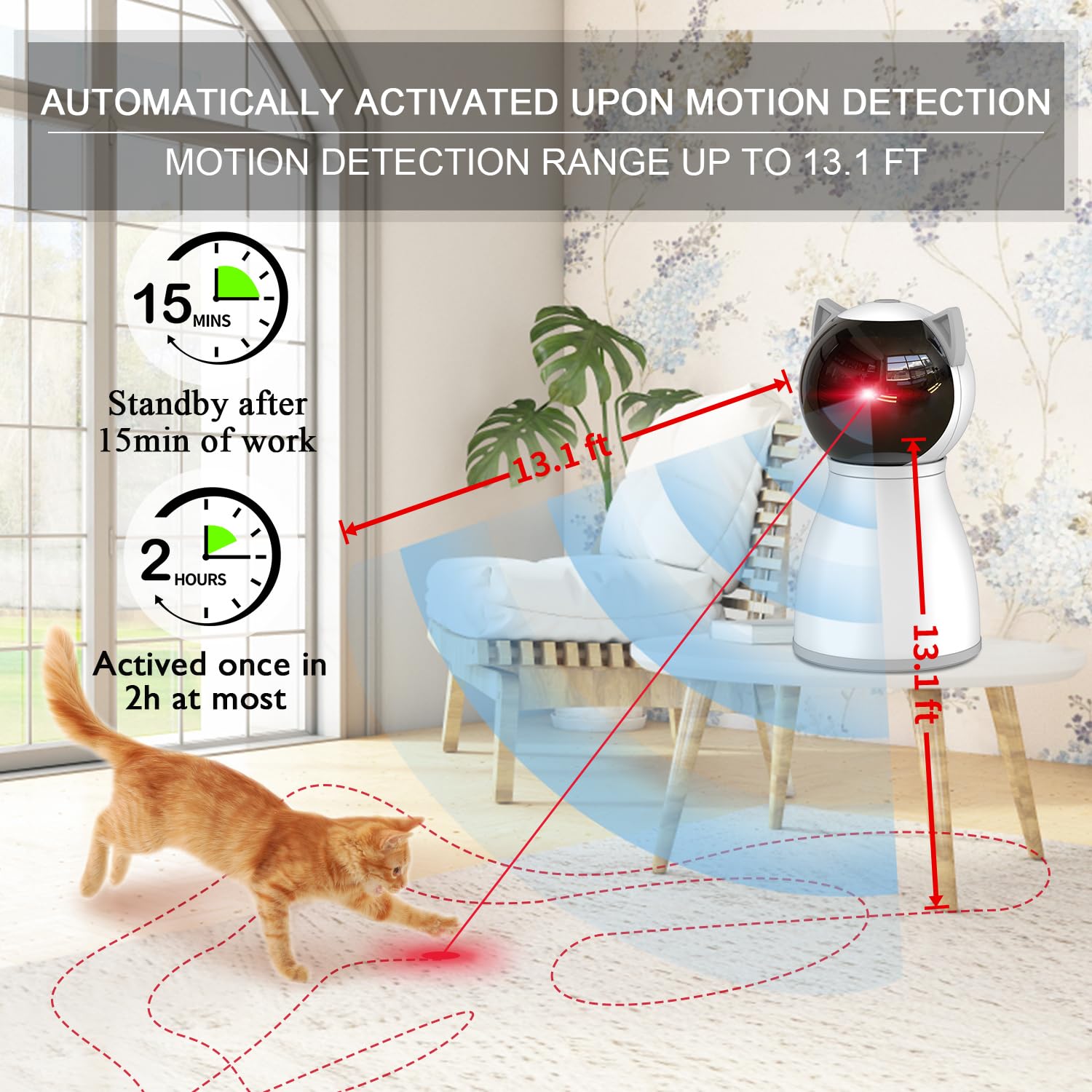 YVE LIFE láser: tres modos de velocidad para ajustar la rutina de tu gato