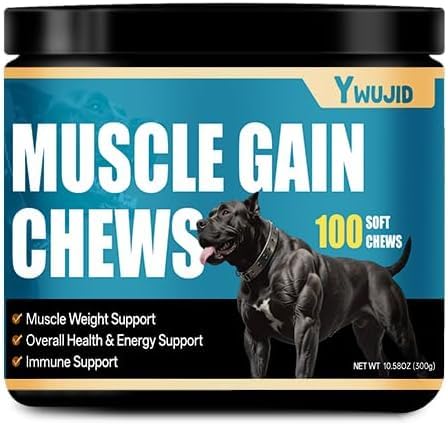 YWUJID energía para perros en cada bocado y actividad diaria.