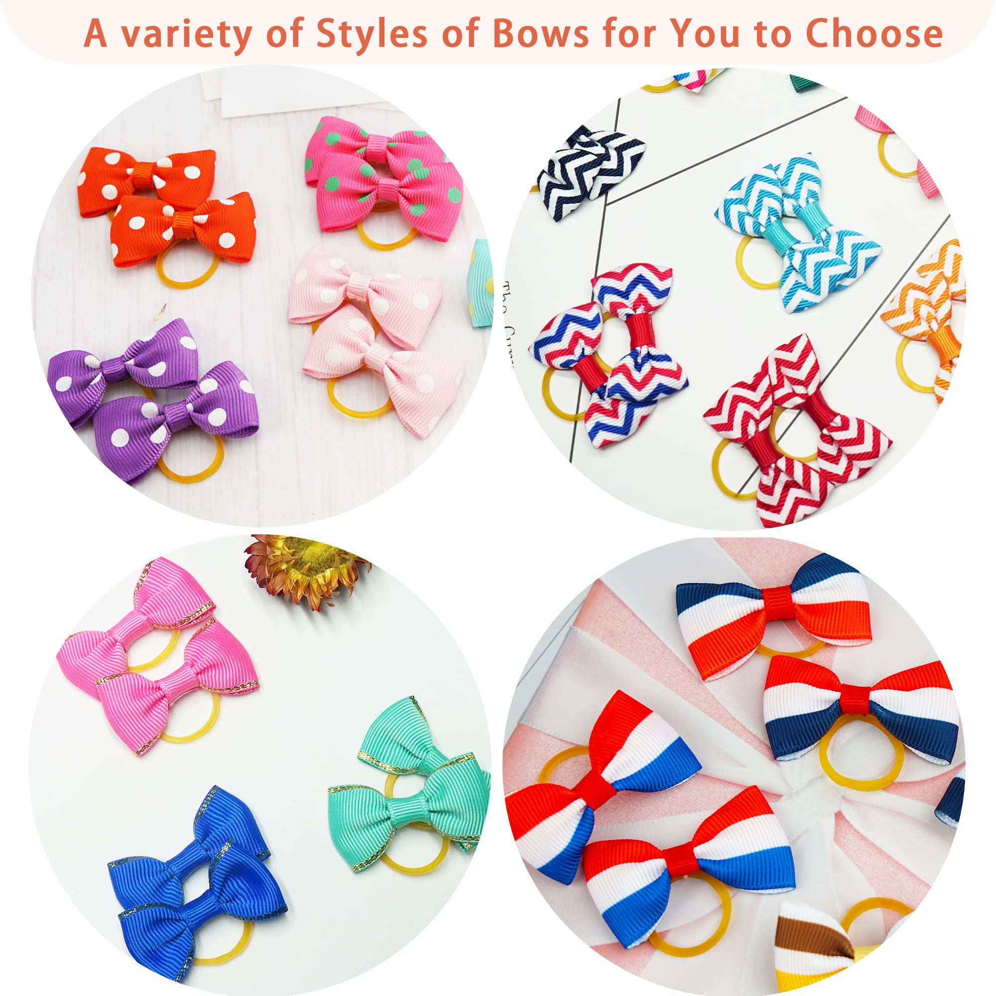 Lazo Yxiang naranja con lunares, ideal para fiestas y fotos.