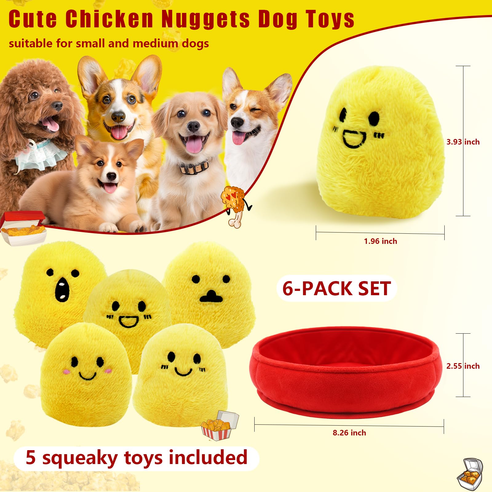 YZHDUXIU juguete con sonido en forma de pollo para juegos interactivos.