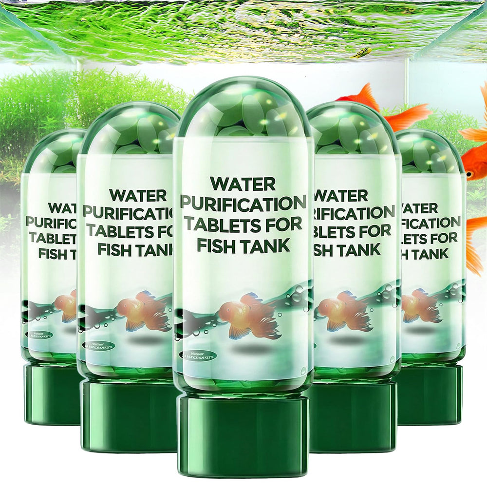 ZAIREG tabletas purificadoras para acuario muestran claridad rápida y agua más limpia.