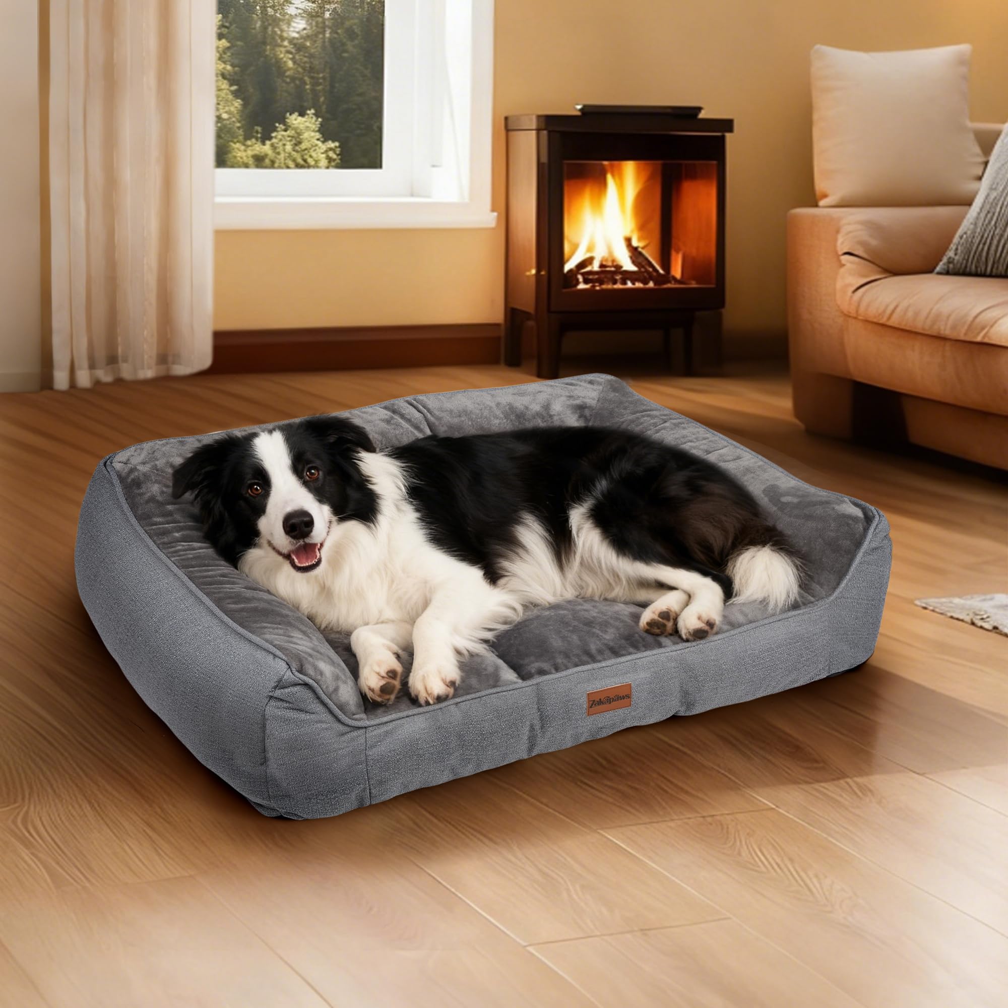 ZAKAPAWS dimensiones 38x28 pulgadas ideal para perros grandes en casa