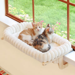 Zakkart SnugCloud cama-ventana para gato, visión amplia para siesta soleada