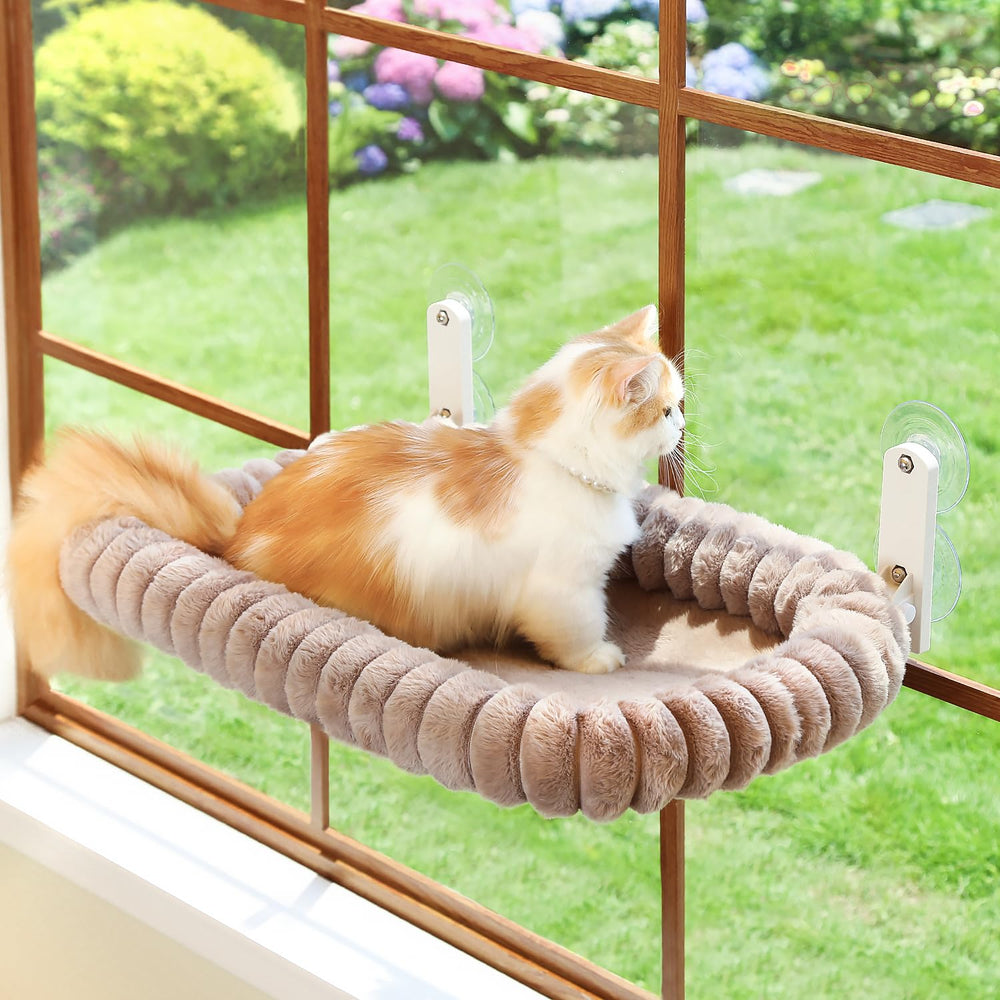 Zakkart SnugCloud: plegable para ventana, facilita un rincón cómodo para tu gato.