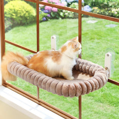 Zakkart SnugCloud: plegable para ventana, facilita un rincón cómodo para tu gato.