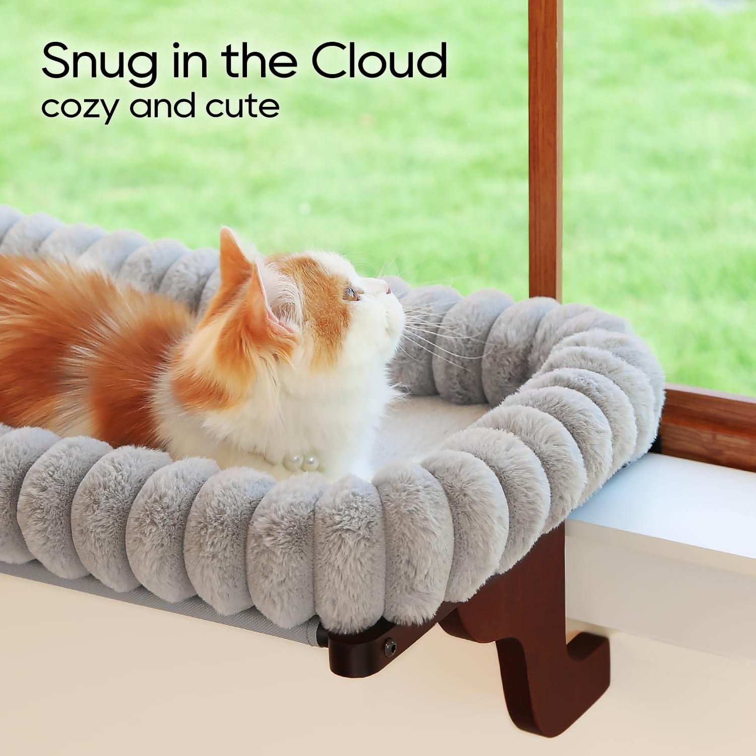 Zakkart SnugCloud, refuerzos-4-lados, refugio cómodo para siestas relajadas.