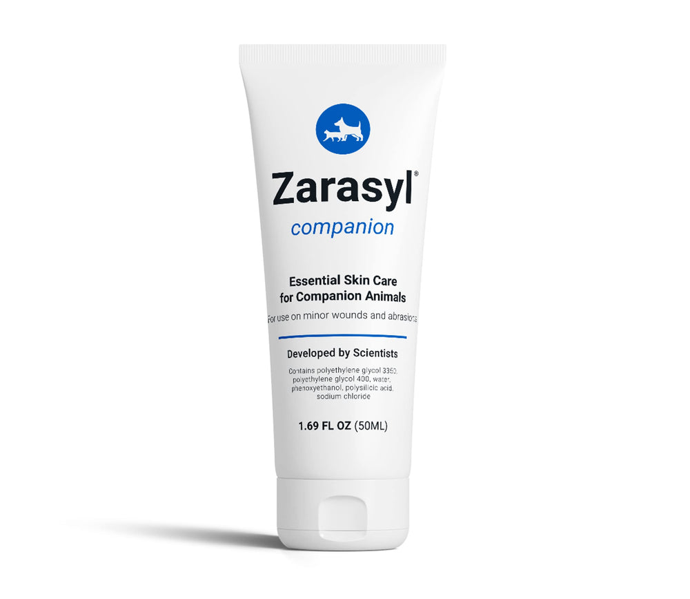 Zarasyl Companion crema-pomada para piel de mascotas mejora la protección de la piel.