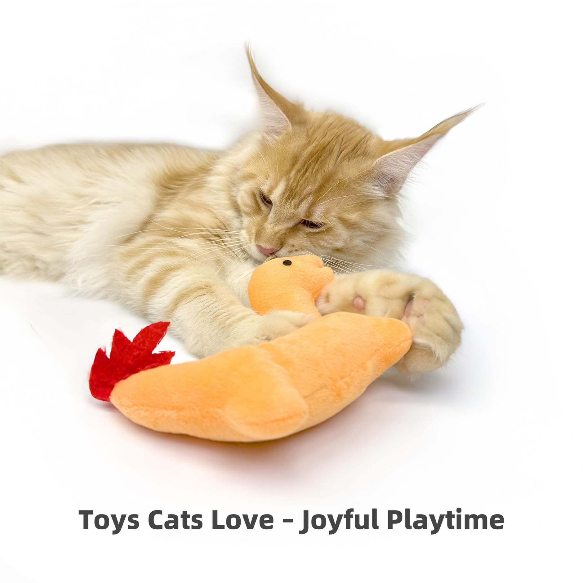 Materiales naturales: hierba gatera y silvervine en juguetes ZAYLUMO para gatos