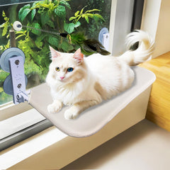 ZBUQ gato-hamaca-ventana ofrece descanso cómodo y seguro junto a la luz del día.