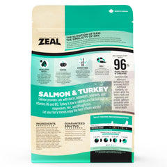 ZEAL Canadá doble proteína salmón y pavo, apoyo a la masa muscular del gato.