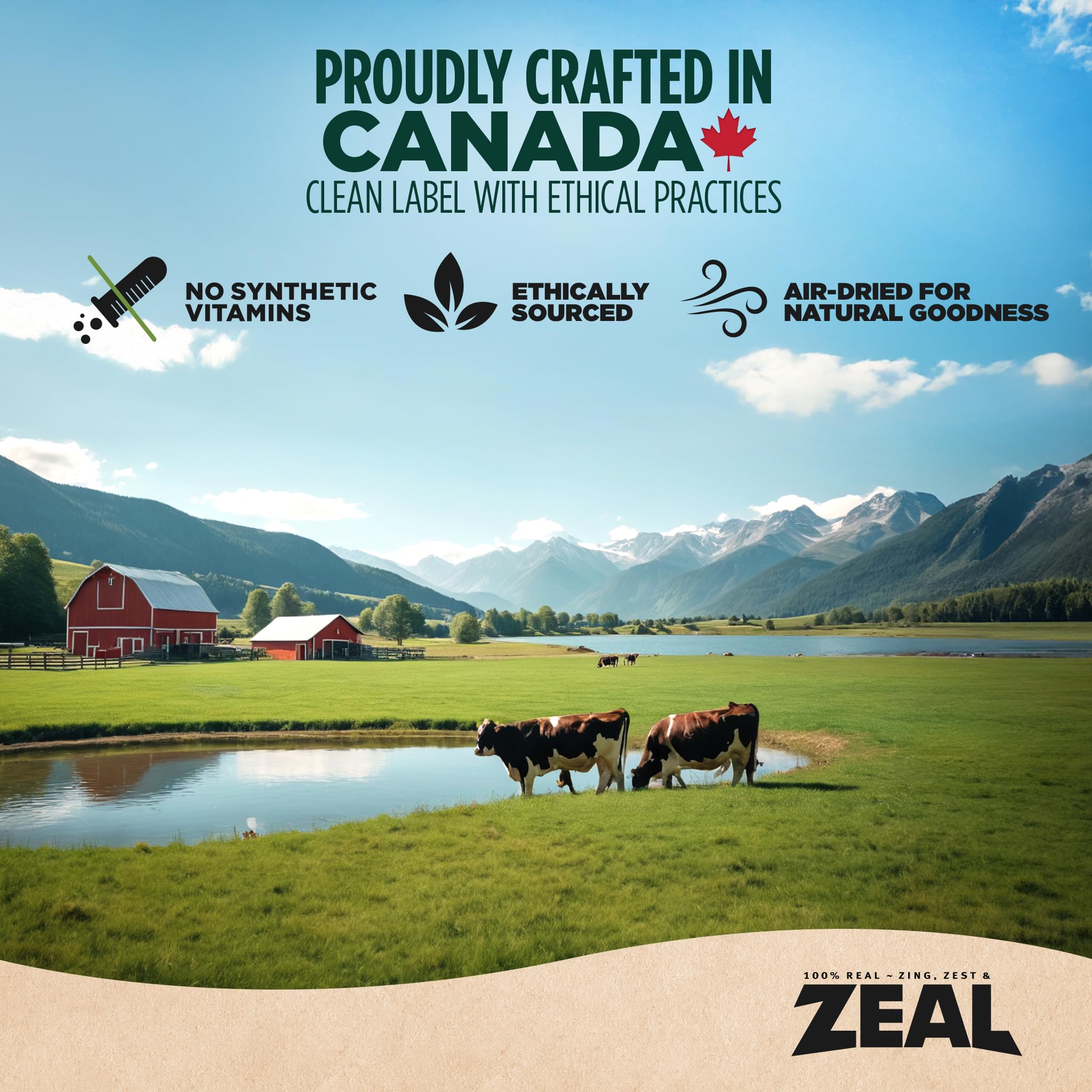 ZEAL Canadá opción sin granos, ideal para perros sensibles