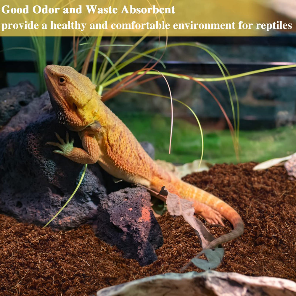 ZeeDix habitat reptiles: substrato coco ideal para serpientes y lagartos
