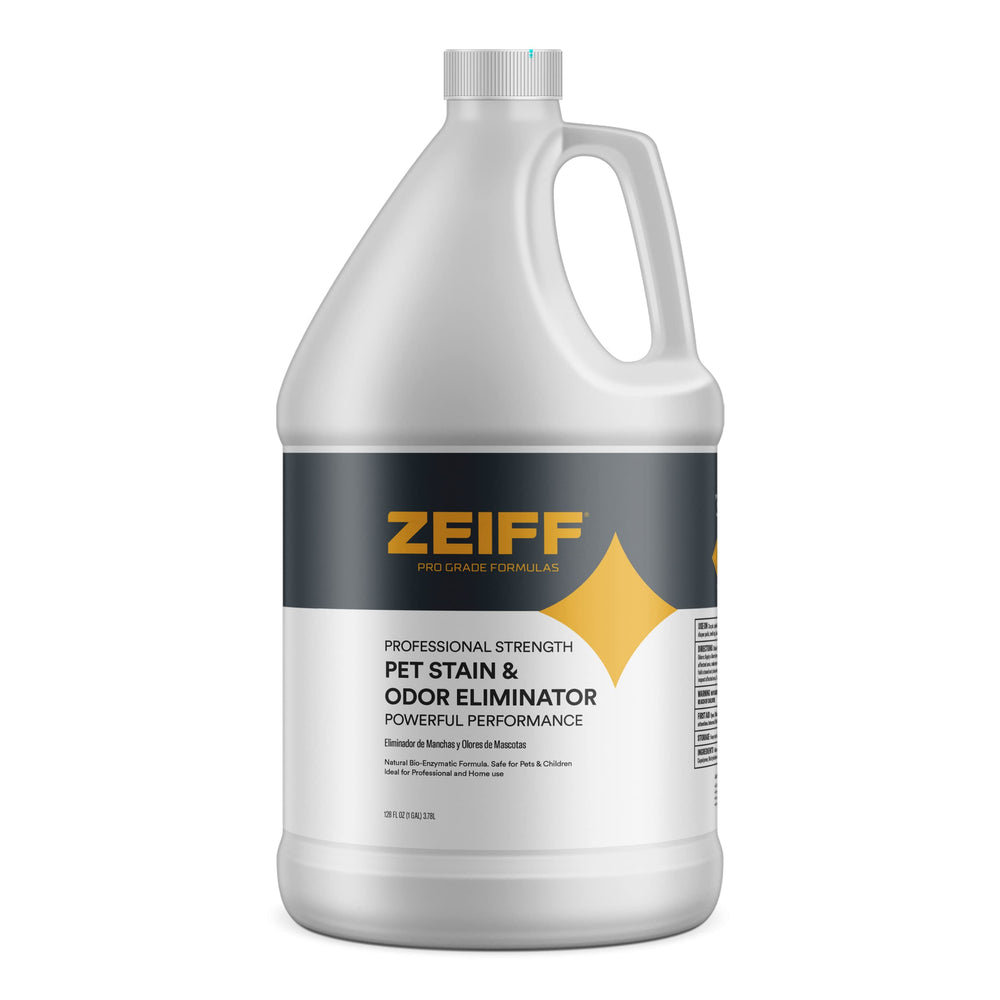 Zeiff: botella rociadora para alfombras elimina manchas y olores de mascotas.