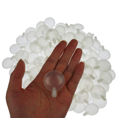Zelerdo sonajero 35mm, plástico transparente, ideal para proyectos de peluches sonoros.