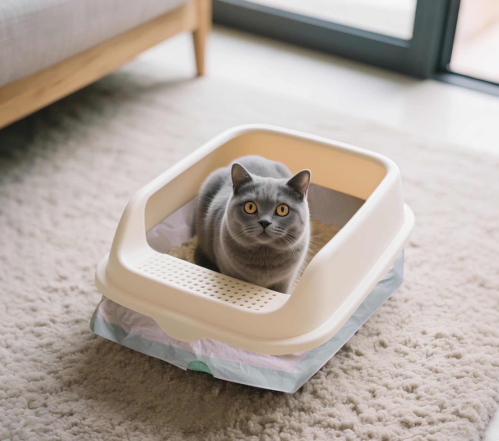 ZeLing HTL para cajas grandes, ideales para hogares con varios gatos