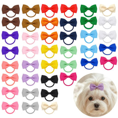 Zelphvt arco de pelo para perro de 2 pulgadas, ideal para peinados elegantes en paseos.