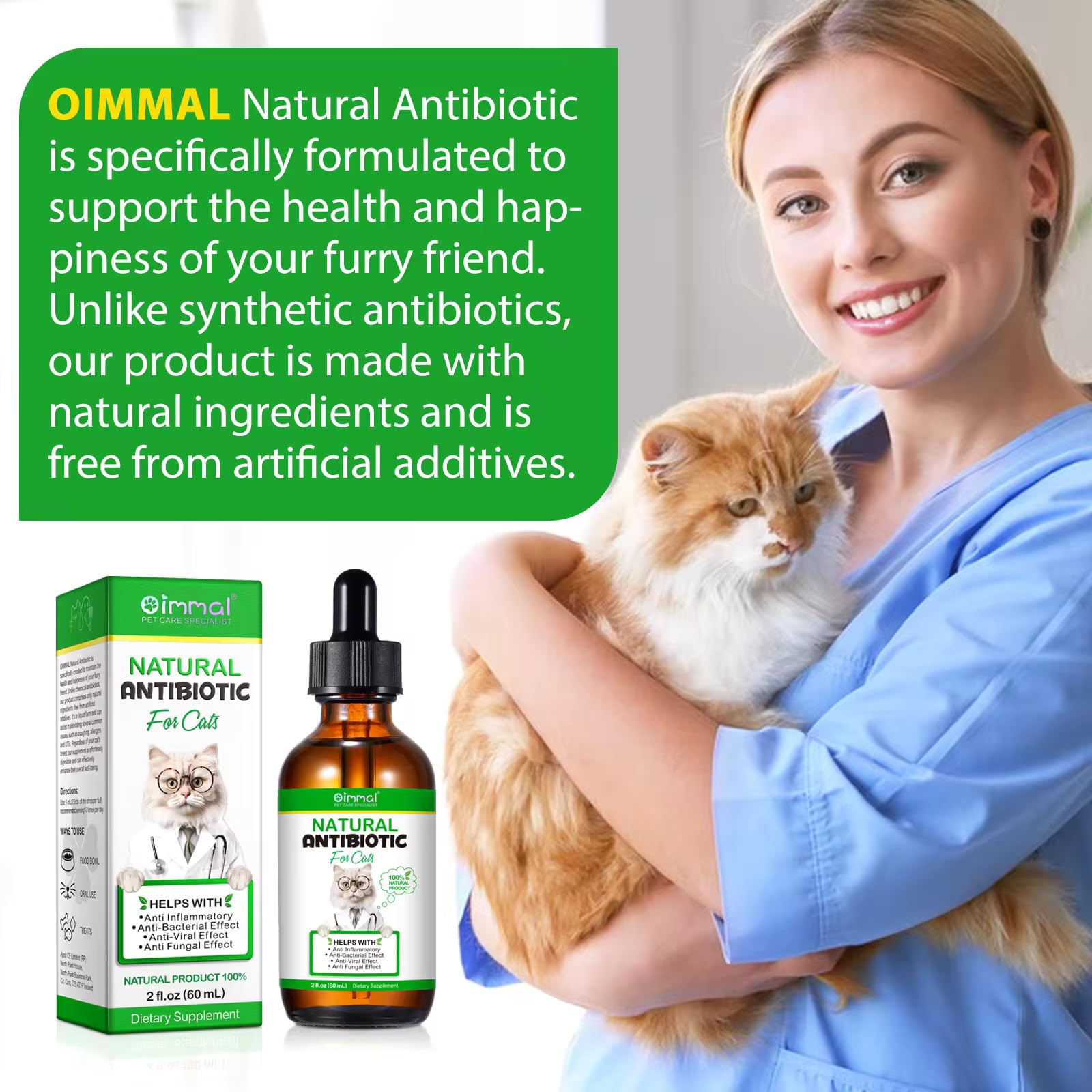 Zenpaws antibiótico natural para gatos: opción para apoyar la salud general.