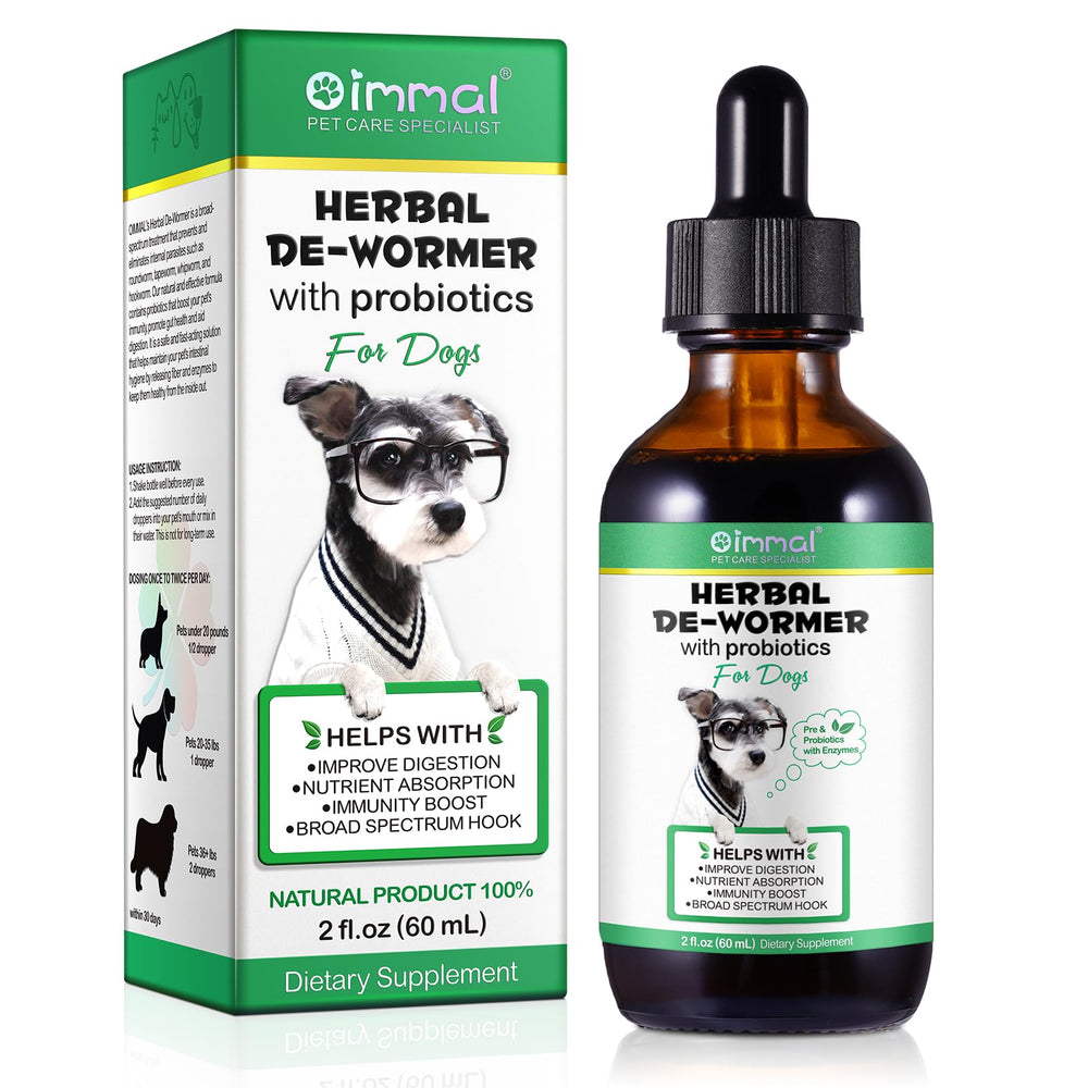 Zenpaws No Más Gusanos: gota en botella para apoyar la digestión de tu perro