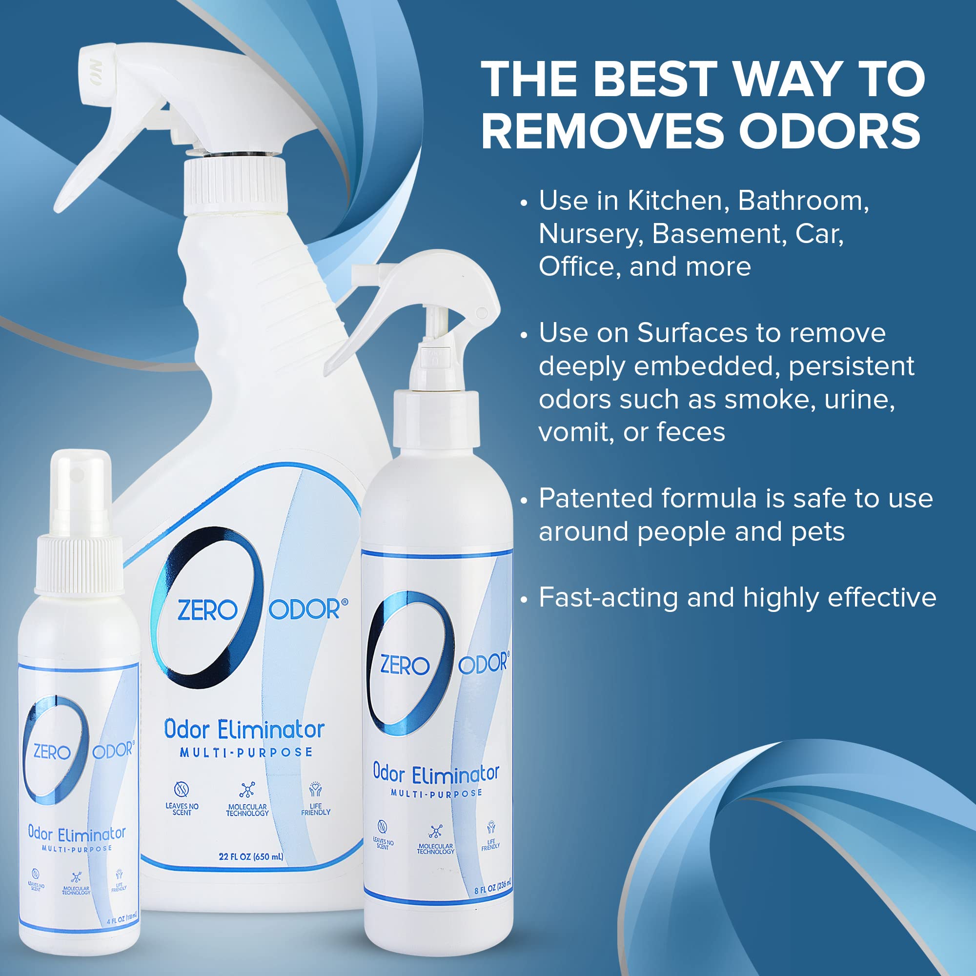 Zero Odor en cuarto de bebé, crea un entorno más suave y limpio.