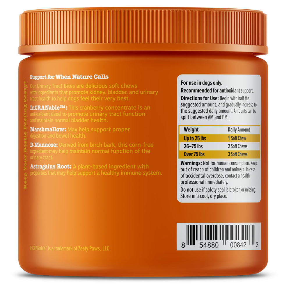 Malvavisco en la fórmula de Zesty Paws: apoyo digestivo.