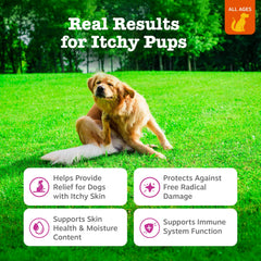 Itch Relief de Zesty Paws con omega-3 para piel saludable