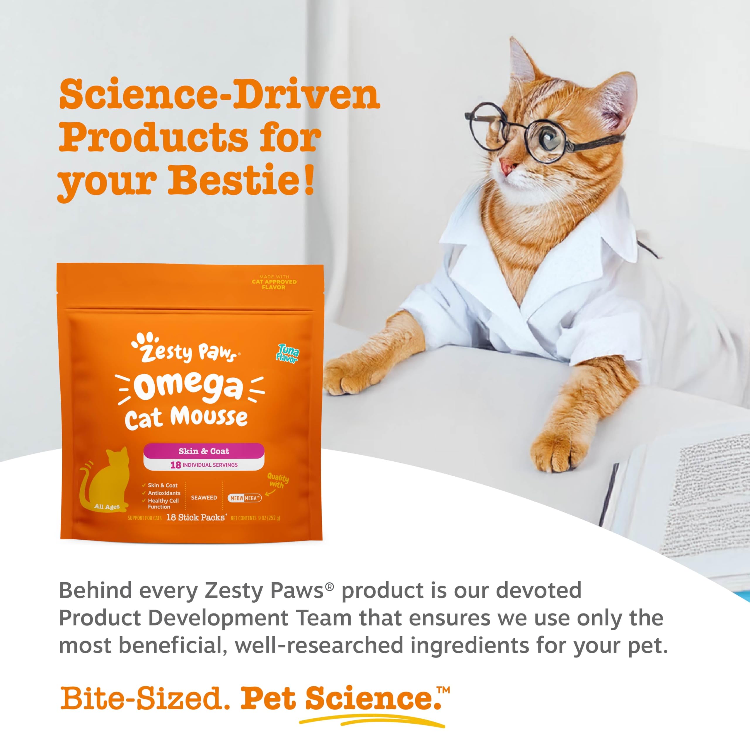 Meowmega como ingrediente clave para pelaje y salud felina