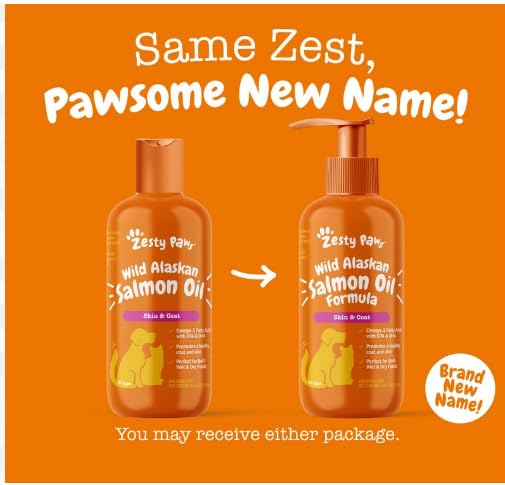 Zesty Paws Pelaje brillante y piel sana gracias al omega-3.