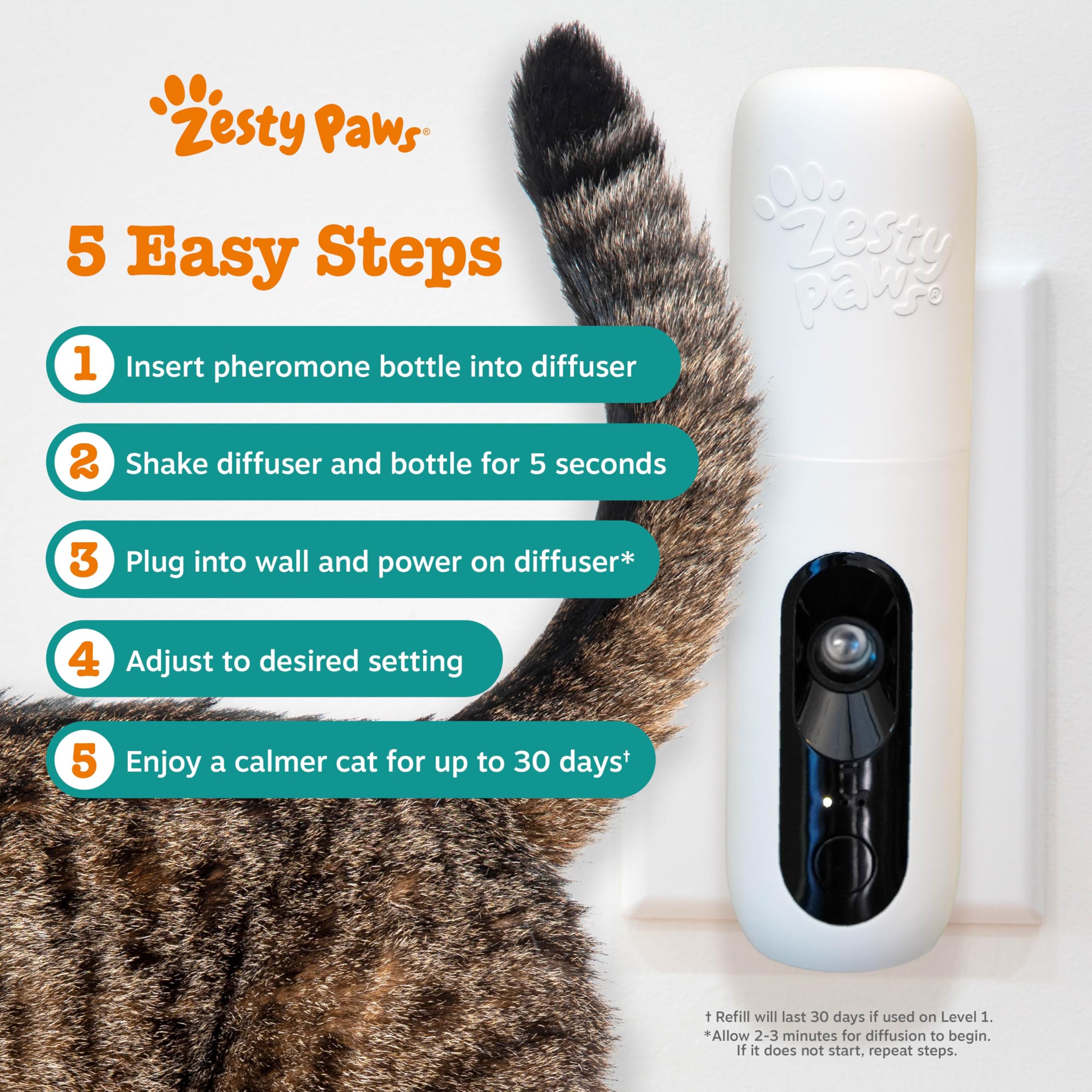 Recambios para difusor Zesty Paws, tres piezas para reposición rápida.