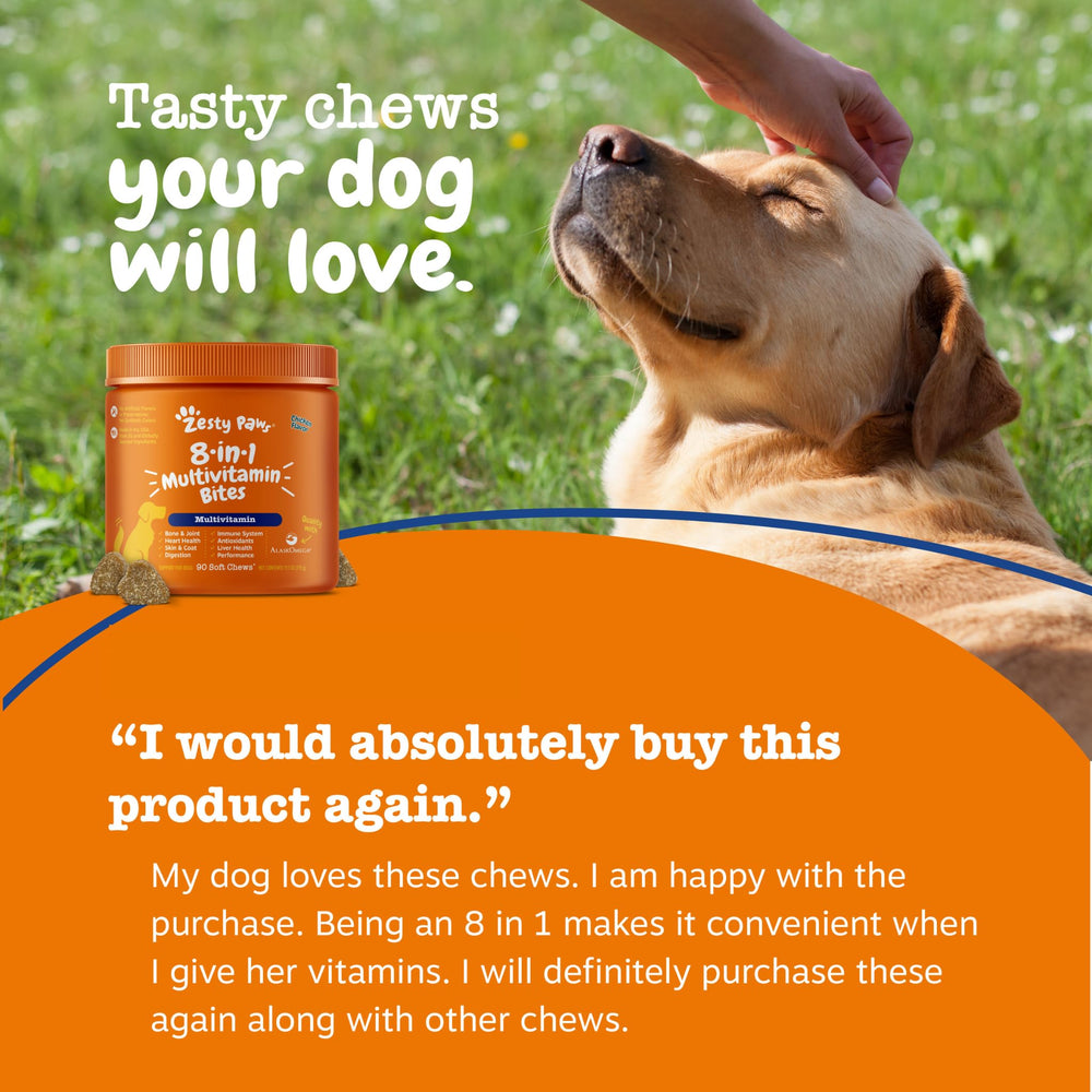 Opción libre de granos Zesty Paws para perros con sensibilidades.