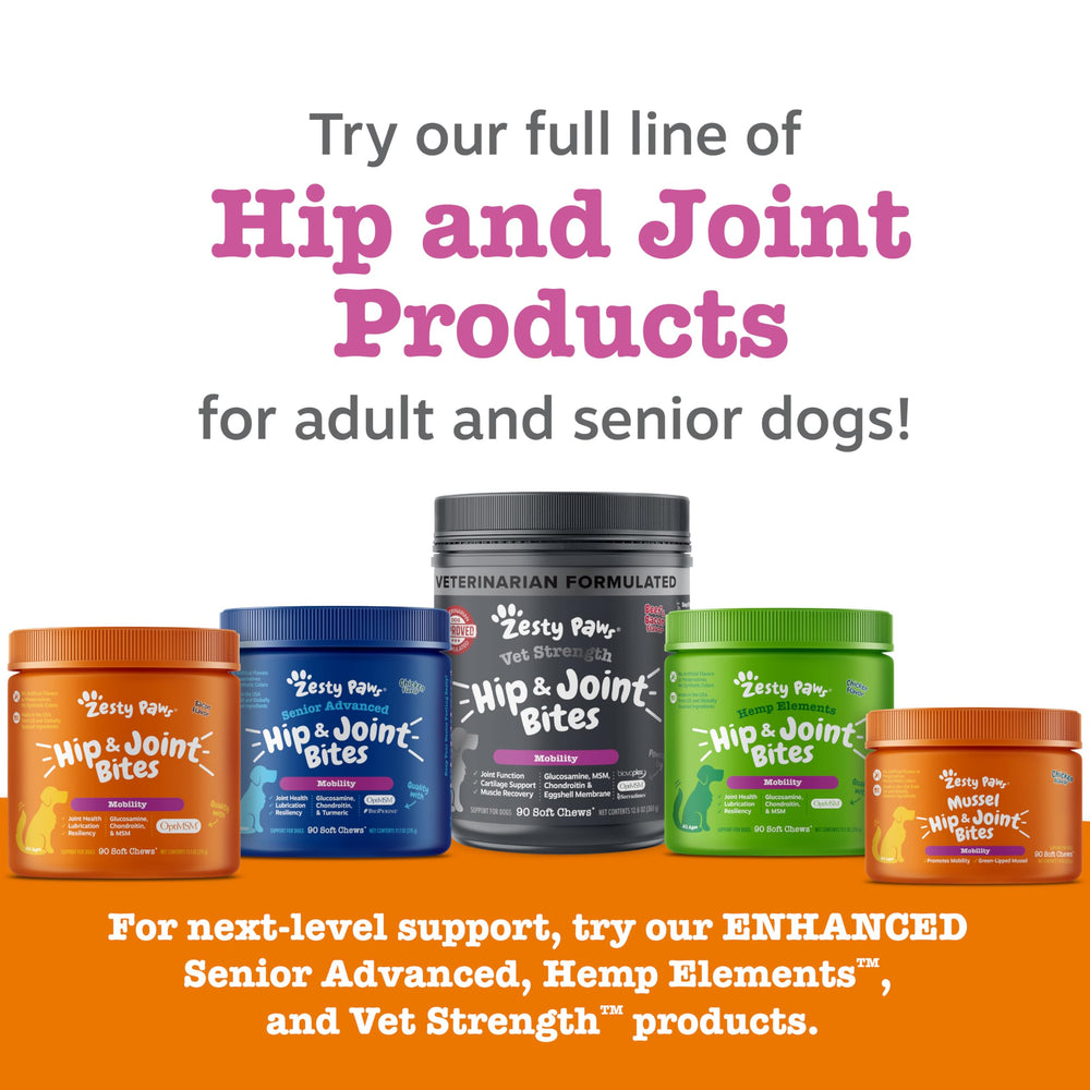 Zesty Paws vitaminas C y E, fortalecen la salud articular