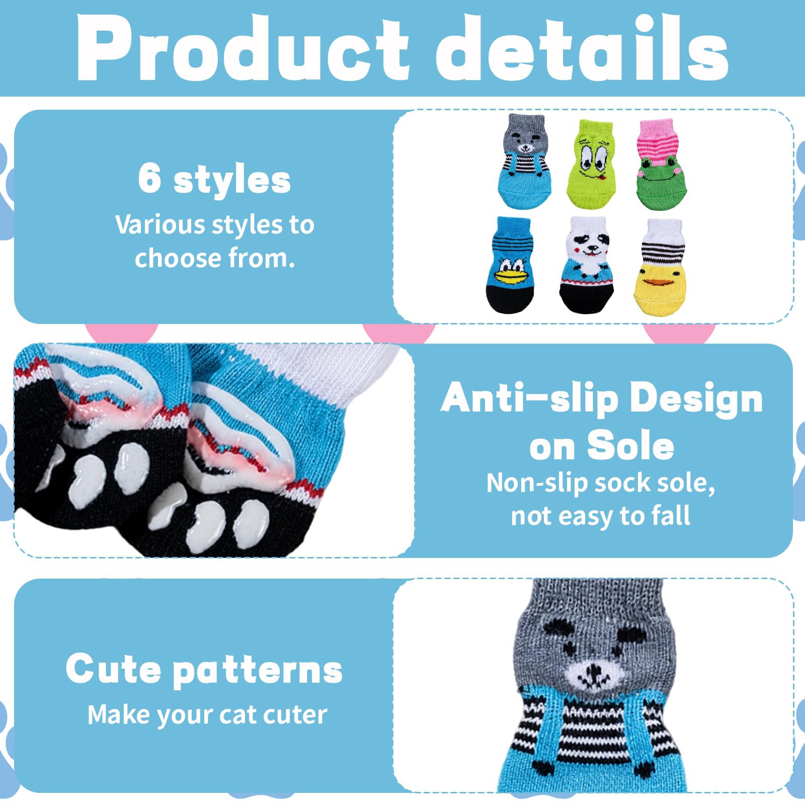 ZHLKHIOP manoplas con diseño divertido para gatos