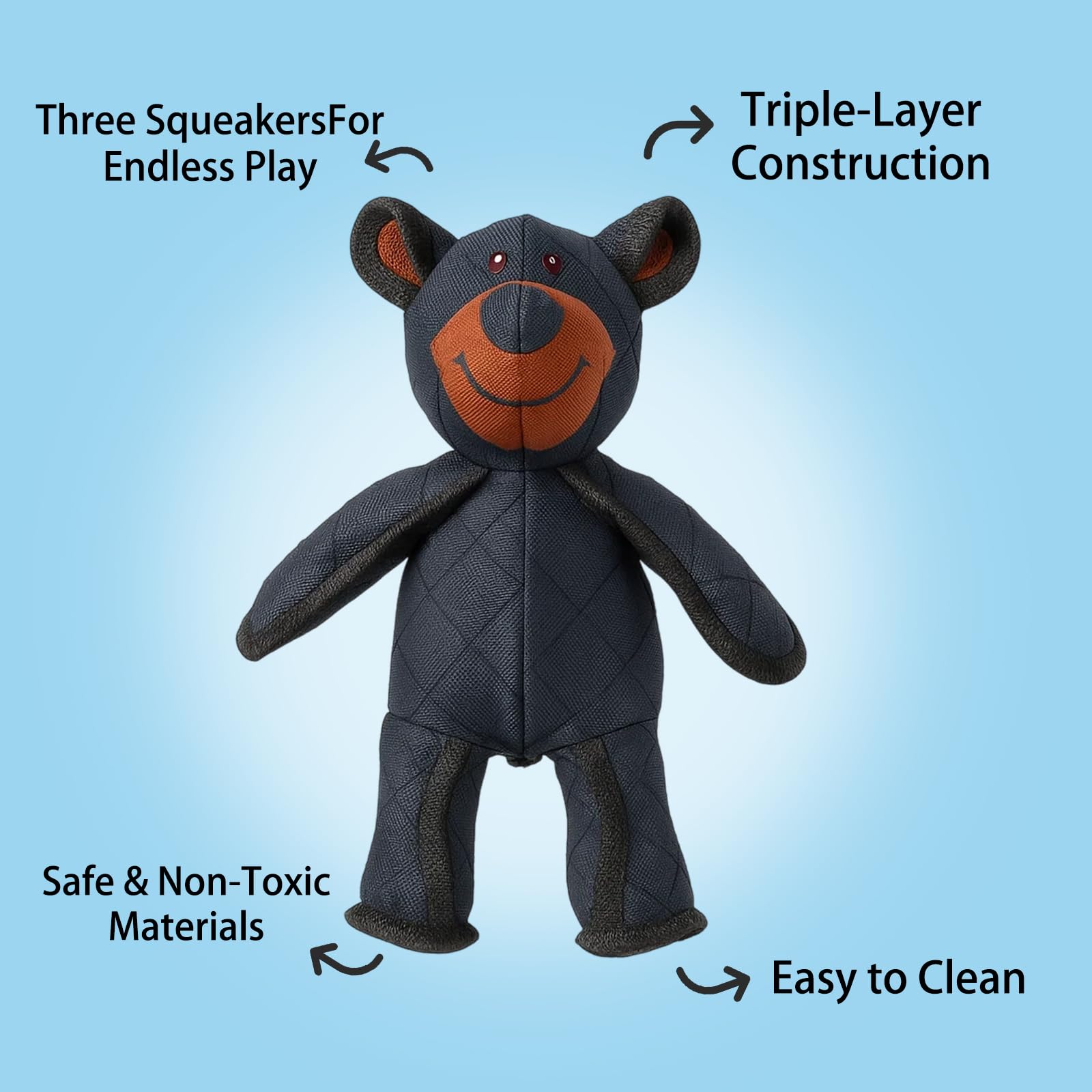 zhlkhio-p oso con relleno suave para abrazos y juego casual.