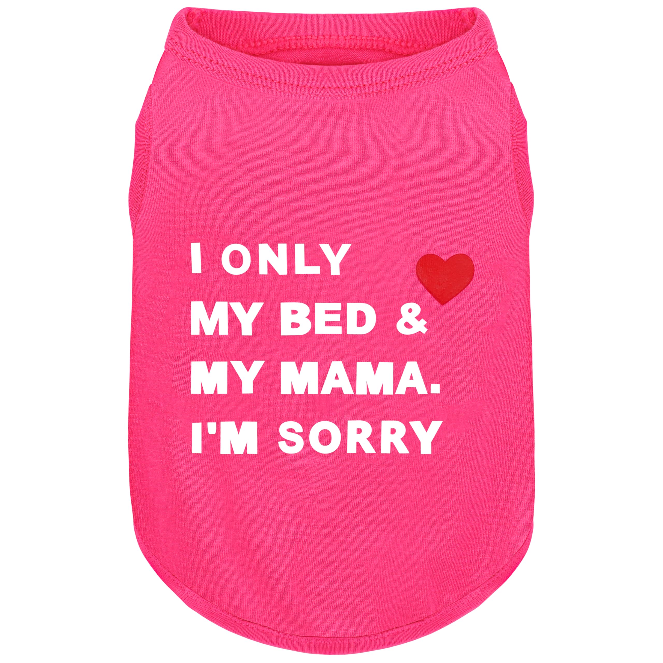 Camiseta ZIAGAOP con estampado rosa para perros, suave y transpirable para paseos