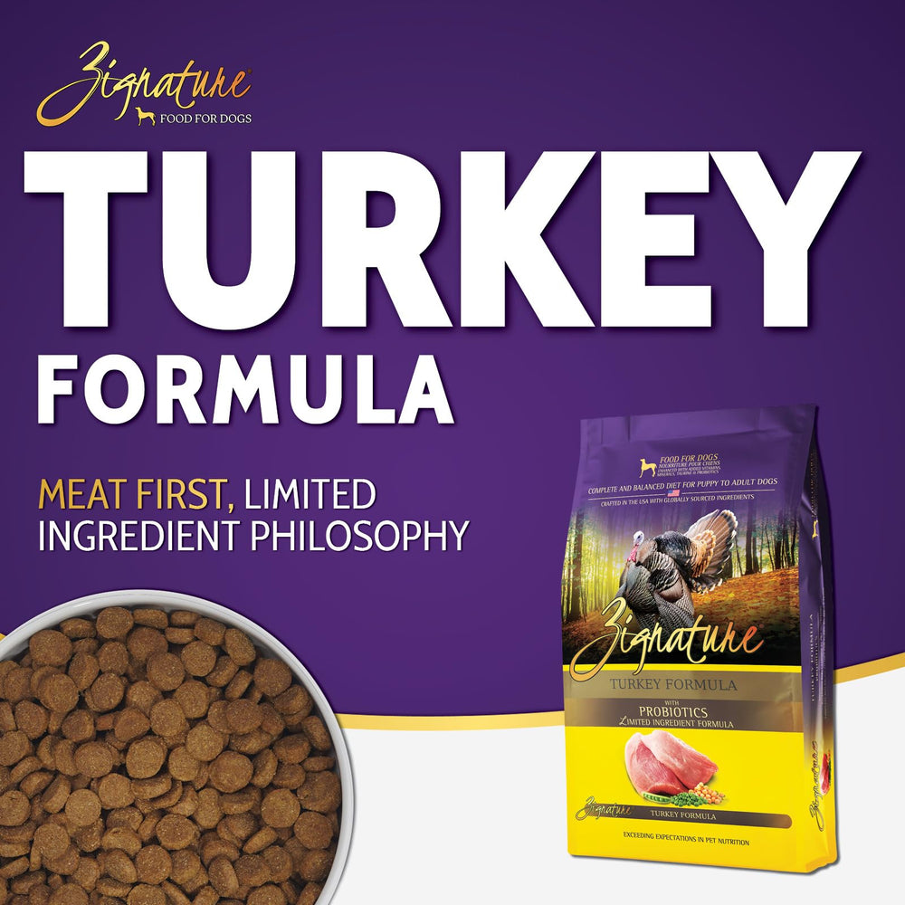 Zignature Pavo: ingrediente principal pavo y formato de bocados pequeños para perros