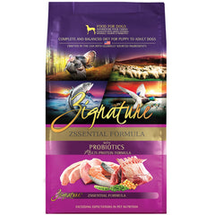 Zignature Zssential bolsa de 4lb, alimento para perro de dieta limitada